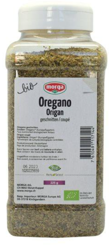 Morga Bio Oregano geschnitten (225g)