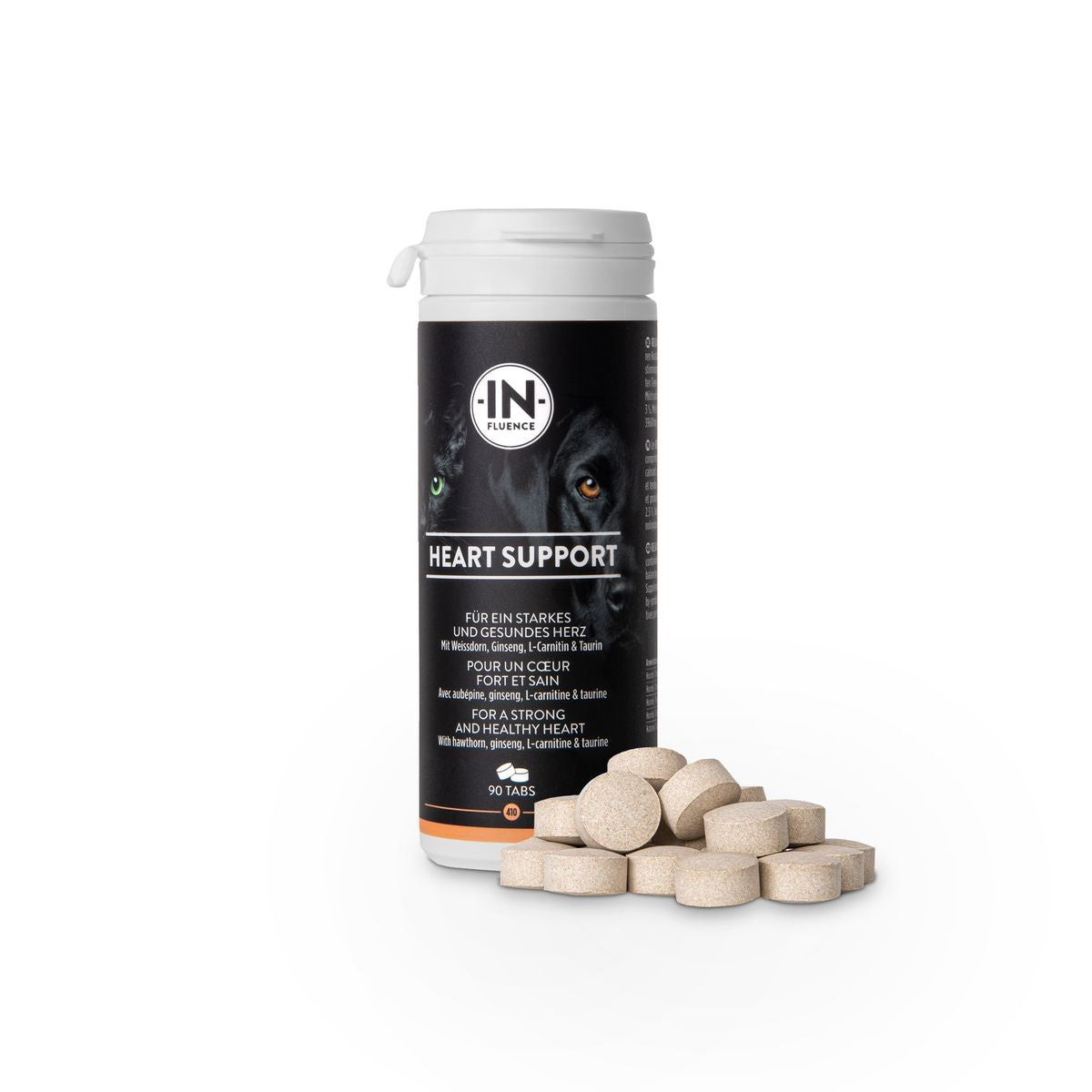 IN​-​FLUENCE Heart Support Kautabletten für Hunde und Katzen (90 Stk)