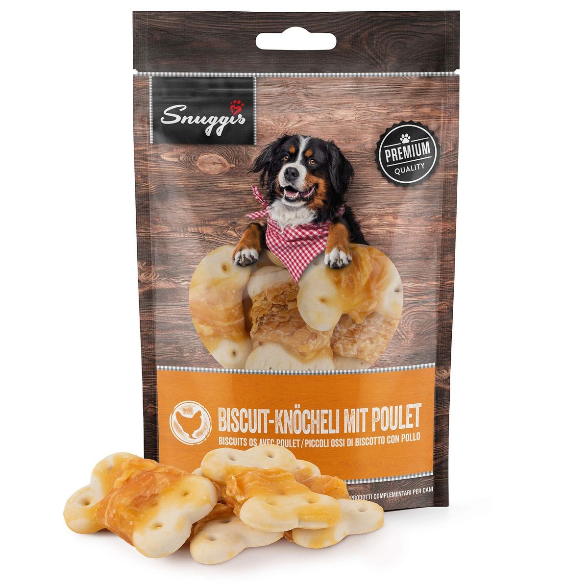 Snuggis Biscuit​-​Knöcheli mit Poulet für Hunde (80g)