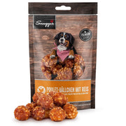 Snuggis Poulet​-​Bällchen mit Reis für Hunde (150g)