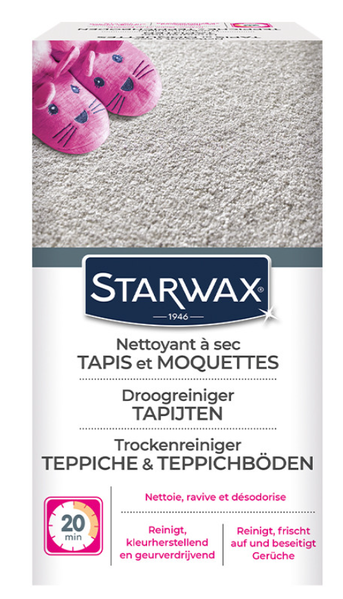 STARWAX Trockenreiniger Teppiche & Teppichböden (500g)