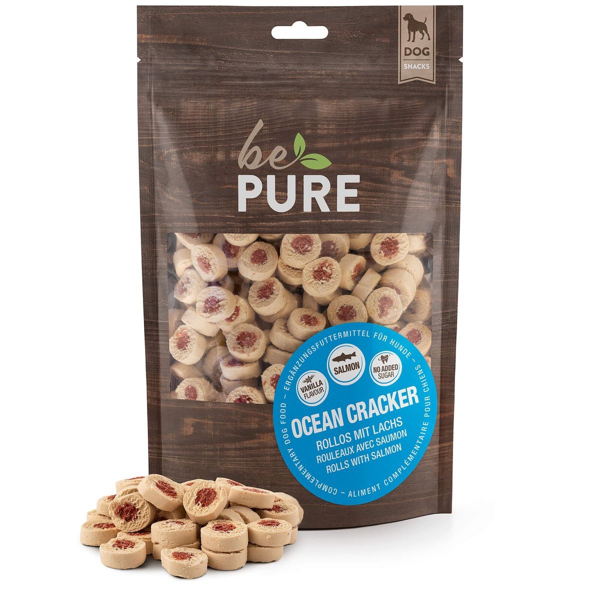 bePure Ocean Cracker mit Lachs für Hunde (650g)