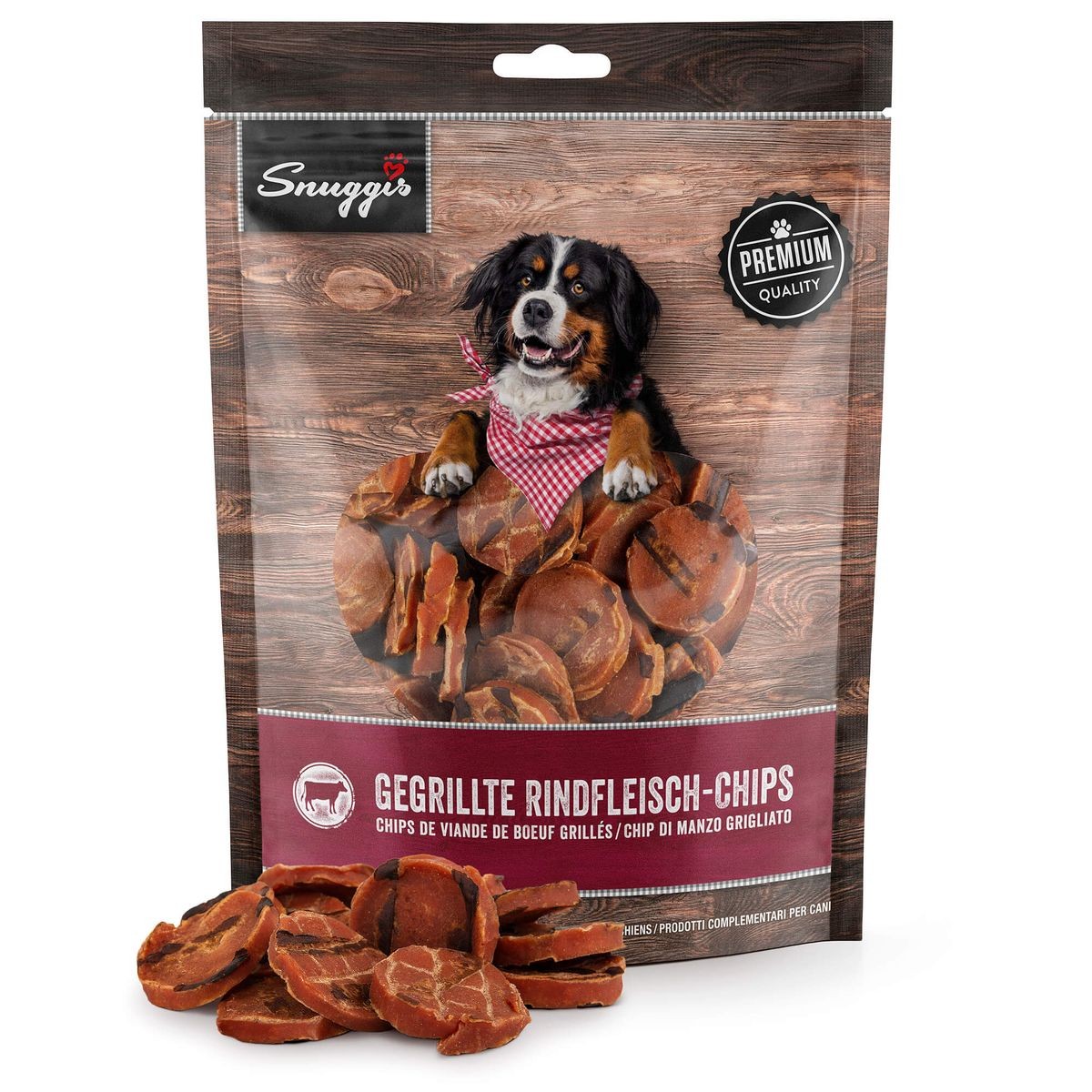 Snuggis Gegrillte Rindfleisch​-​Chips für Hunde (300g)