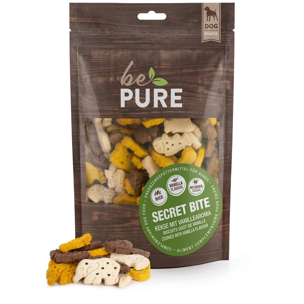 bePure Secret Bite mit Vanillearoma für Hunde (500g)