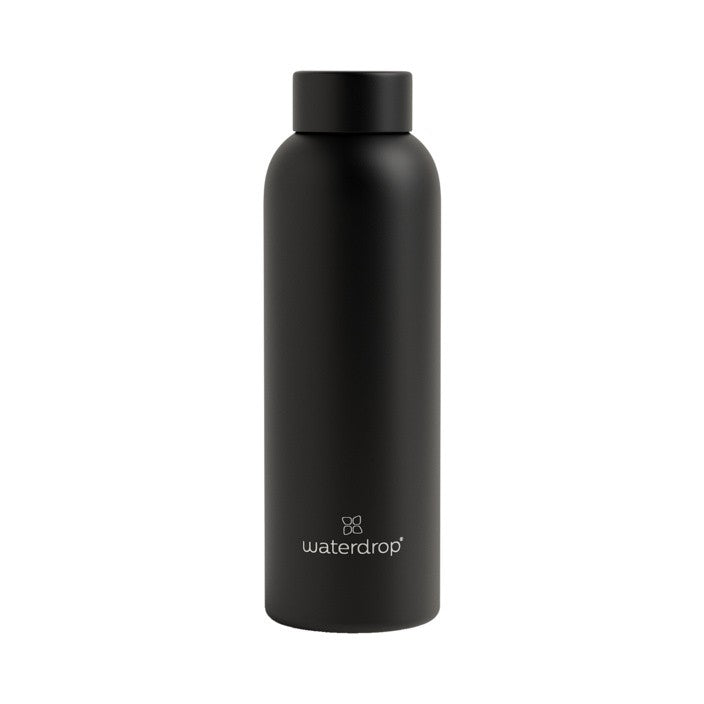 waterdrop Steel Bottle Black Mat (1 Stk)