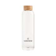 waterdrop Glass Bottle Transparent (1 Stk)