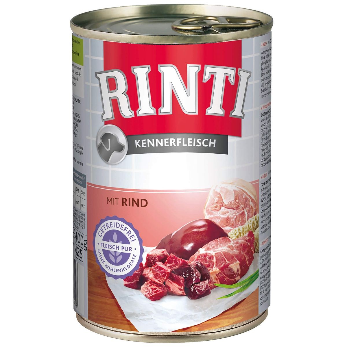 Rinti Kennerfleisch Rind für Hunde (400g)