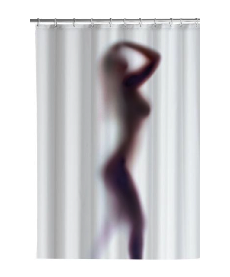 WENKO Duschvorhang Silhouette Anti-Schimmel (1 Stk)