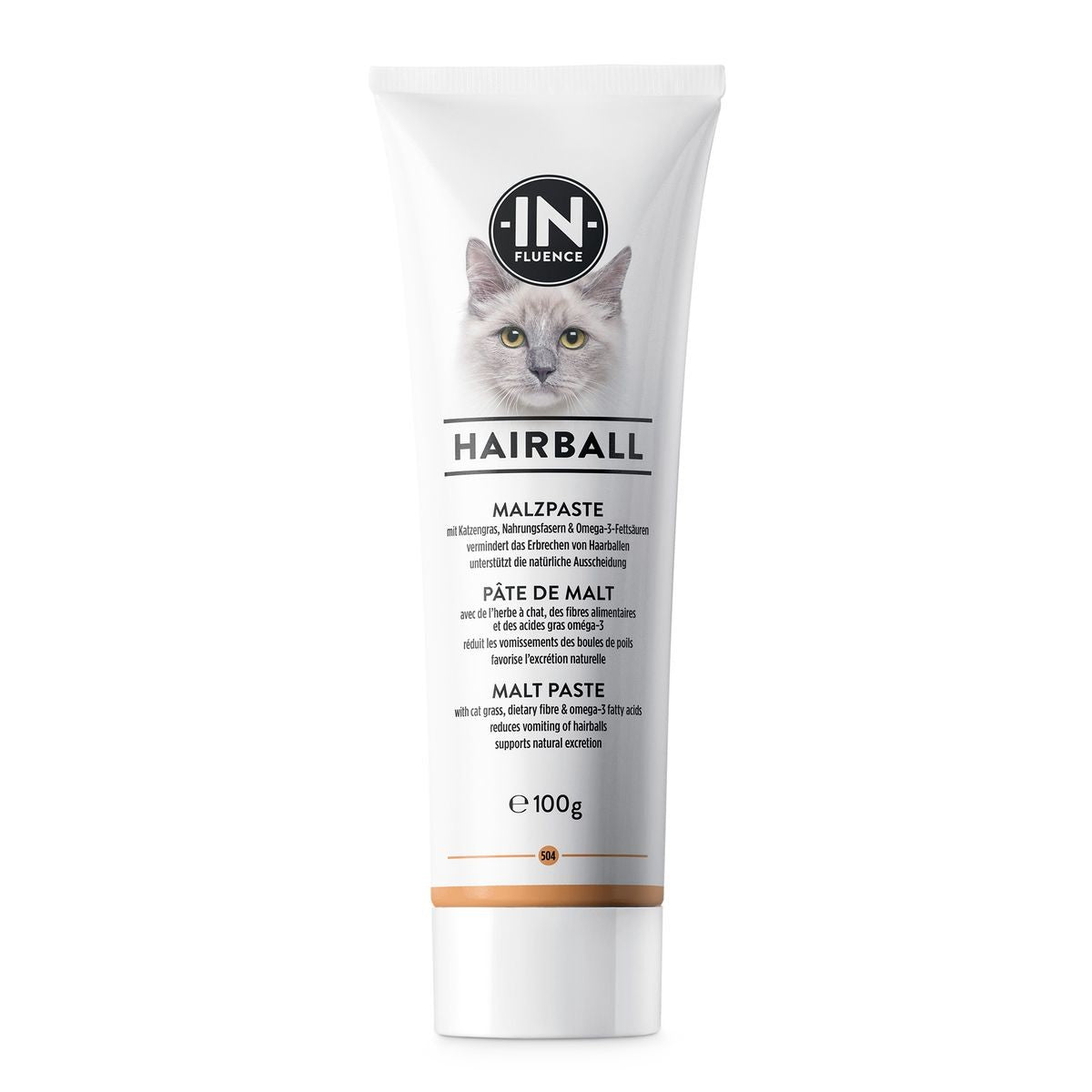 IN​-​FLUENCE Hairball Malzpaste für Katzen (100g)