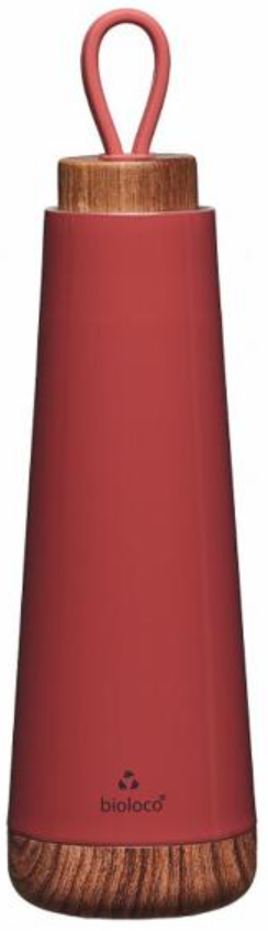 Herboristeria Thermoflasche bioloco Loop brick red (500ml)