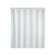 WENKO Duschvorhang Uni Weiss Polyester (1 Stk)