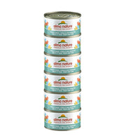 Almo Nature Multipack mit Forellen und Thunfisch, Nassfutter für Katzen (6x70g)