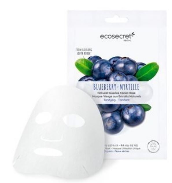 Ecosecret Gesichtsmaske belebend Heidelbeere (20ml)