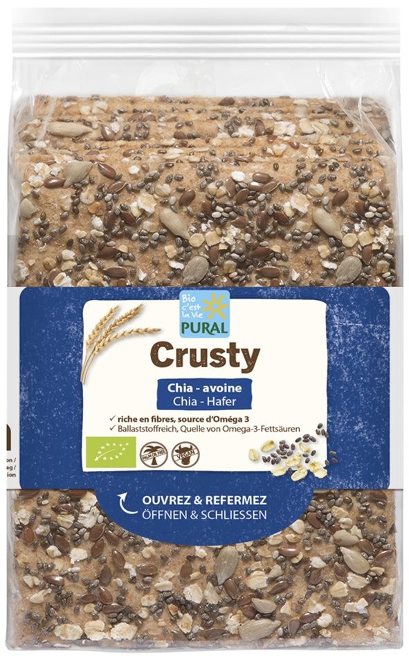 PURAL Crusty Weizen Chia (200g)