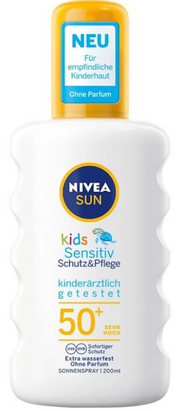 Nivea Sun Kids Sensitiv Sonnenspray LSF 50+ (200 ml)
