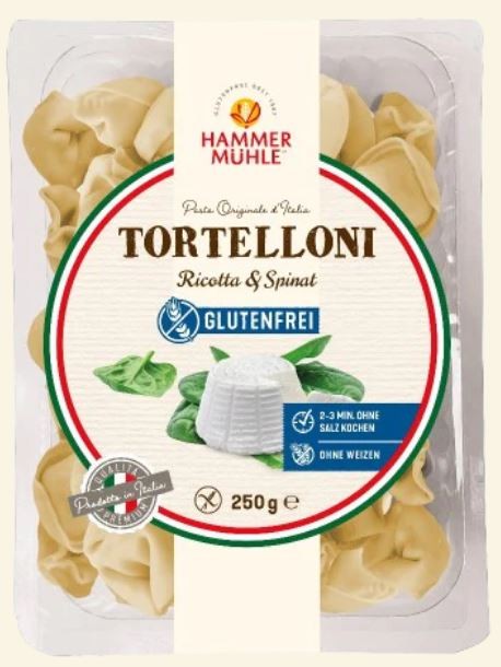 HAMMERMÜHLE Tortellini Ricotta und Spinat glutenfrei (250g)
