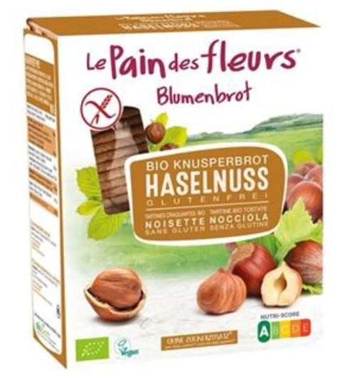 Blumenbrot Knusprige Schnitten Haselnuss (150g)