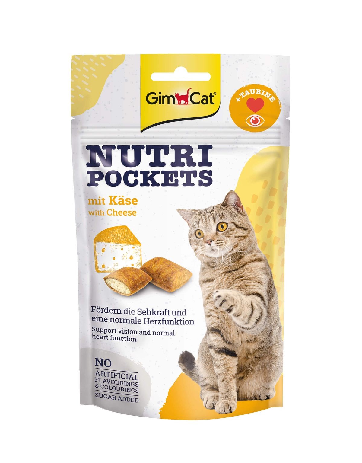 Gim Cat Nutri Pockets Käse und Taurin (60g)