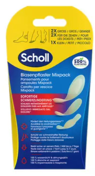 Scholl Blasenpflaster Mixpack (5 Stk)