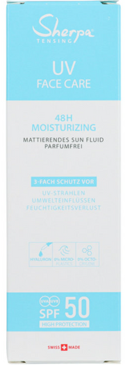 Sherpa Tensing Face Sun Fluid 48h Moisturizing SPF50 (50ml)