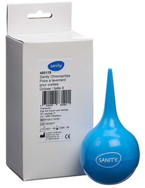 Sanity Ohrspritze Gr9 (135ml)