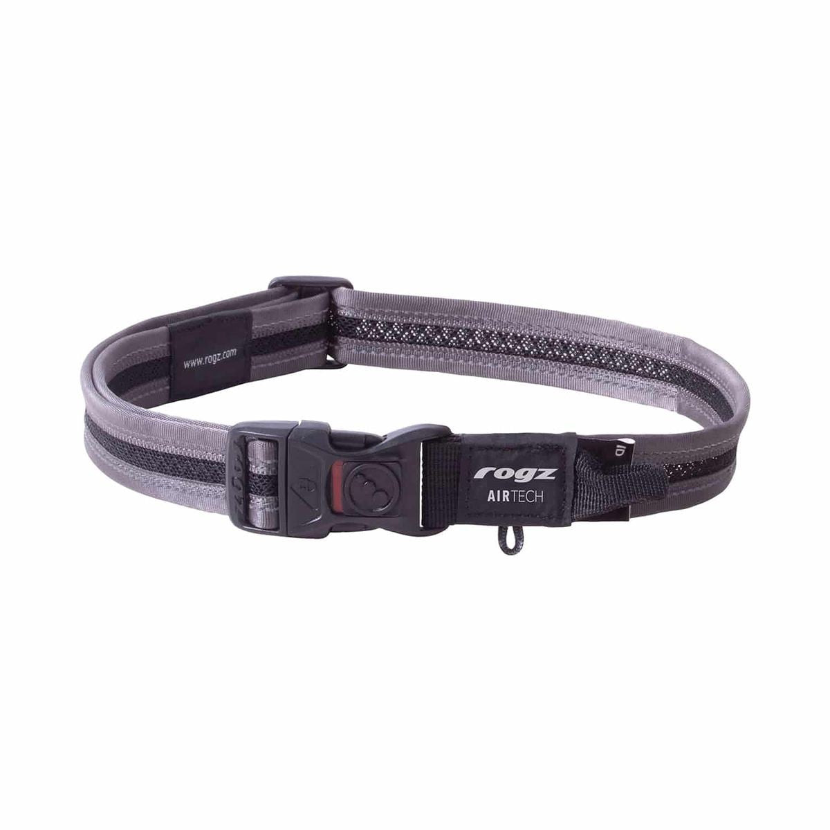 Rogz AirTech Classic Halsband grau, Grösse M (1 Stk)