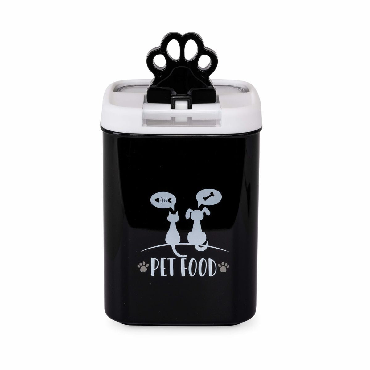Freezack Square Flip Tite Pet Food, Futtercontainer schwarz, 1l (1 Stk)