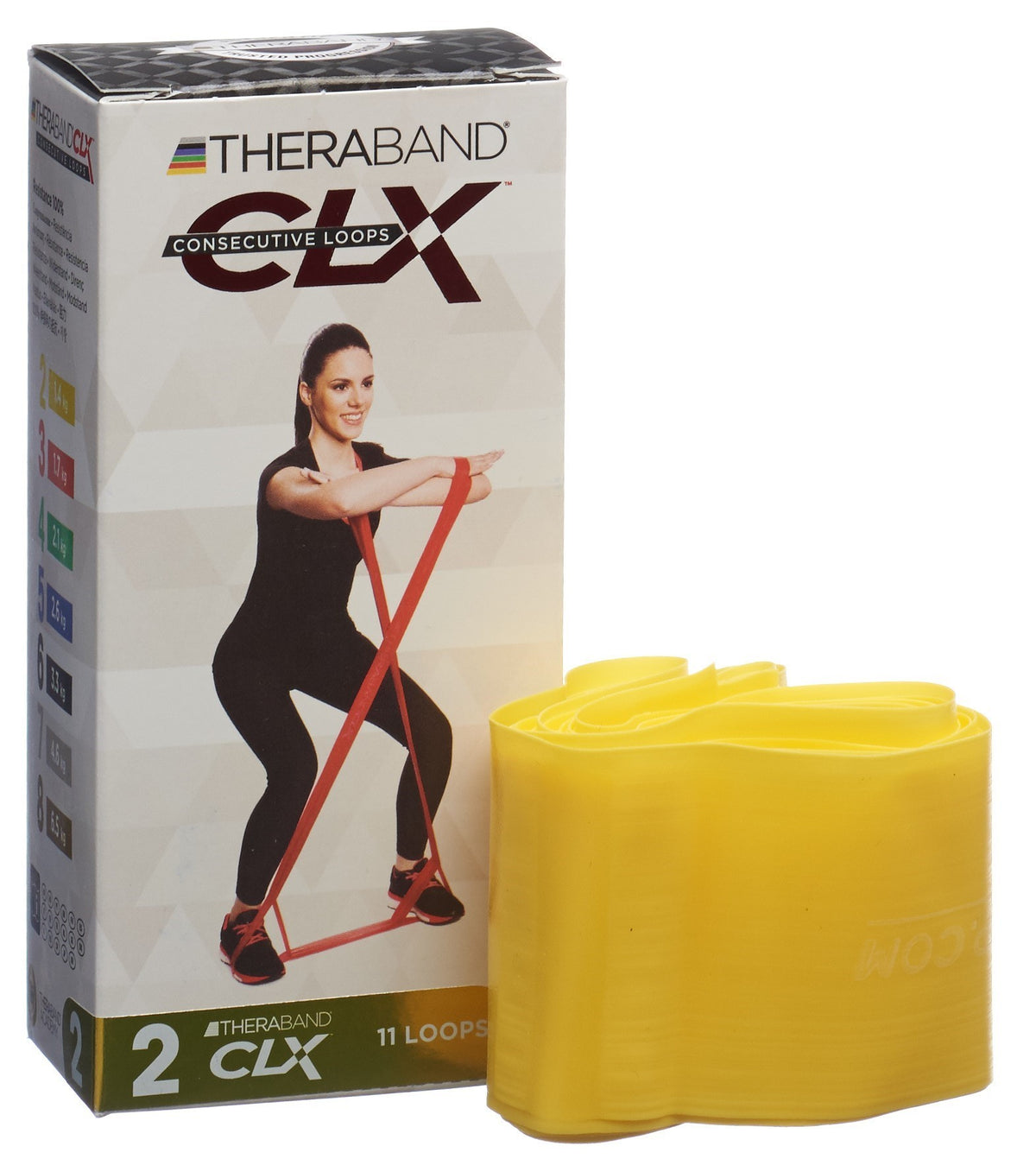 TheraBand CLX11 Loops leicht, gelb (1 Stk)