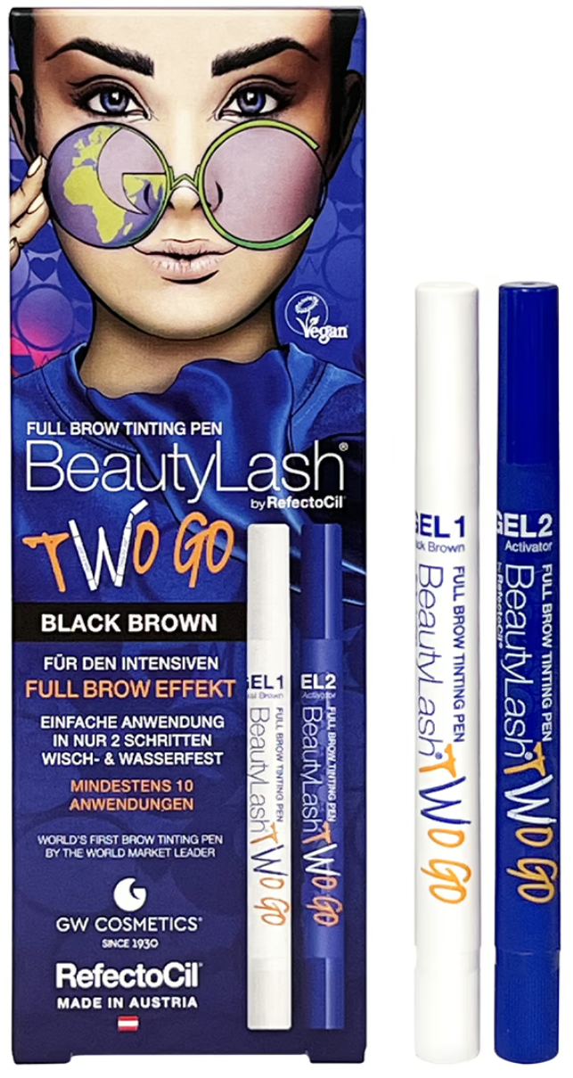 BeautyLash Full Brow Tinting Pen Two Go black brown (1 Stk)
