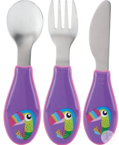 Nuby Besteck Set Edelstahl (1 Stk)