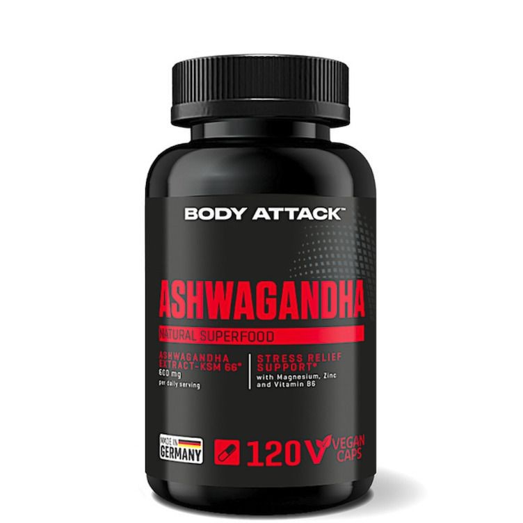 PowerFood Body Attack Ashwagandha Kapseln (120 Stk)