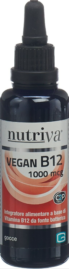 nutriva Vegan B12 Tropfen 1000mcg (30ml)