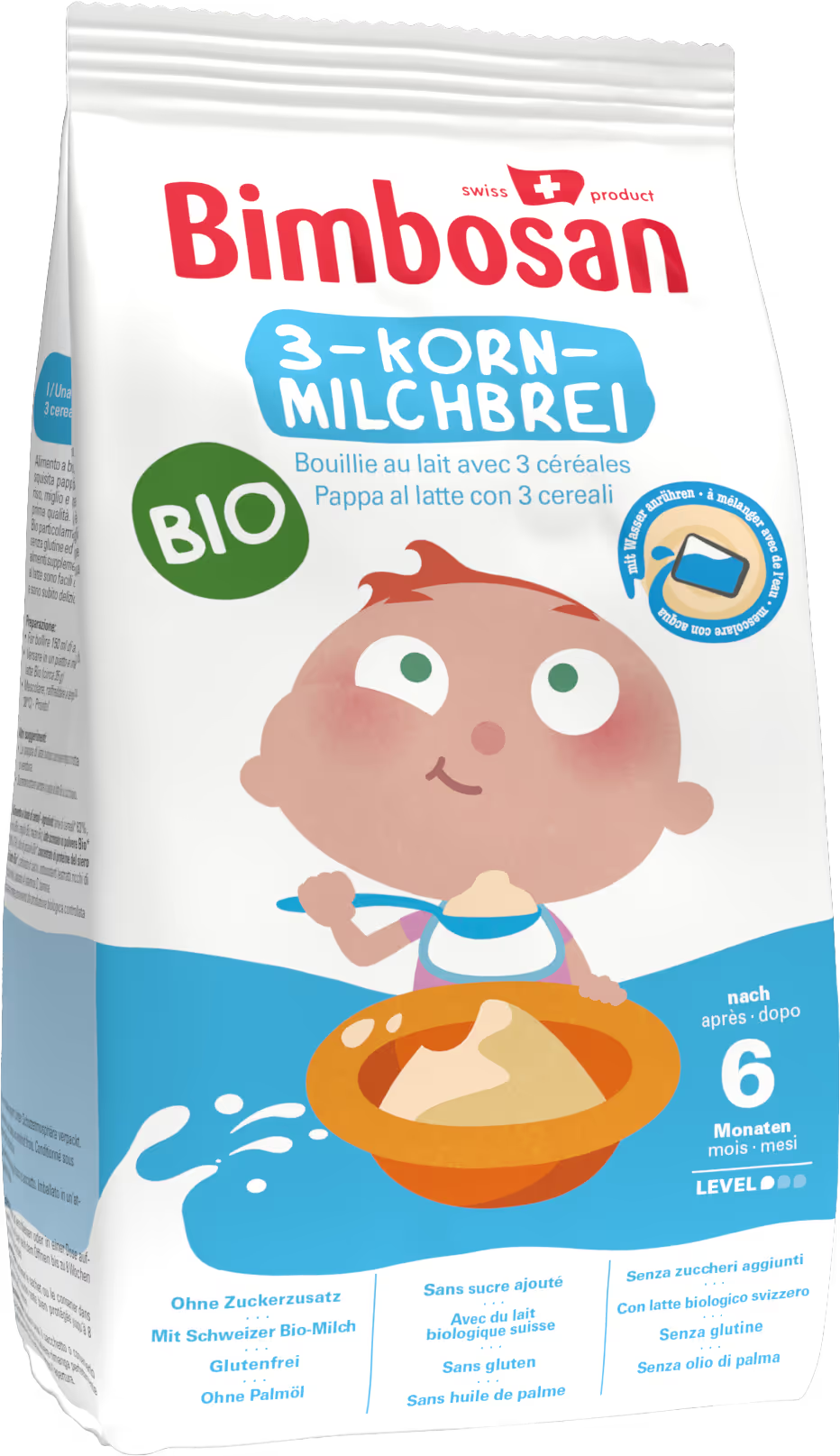 Bimbosan Bio 3-Korn Milchbrei (300g)