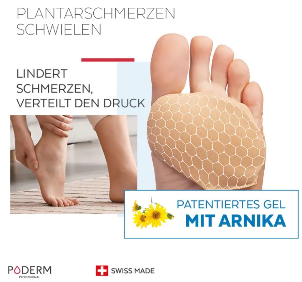 PODERM PROFESSIONAL Schutzpolster L, für Fusssohlenschmerzen/Schwielen (2 Stk)