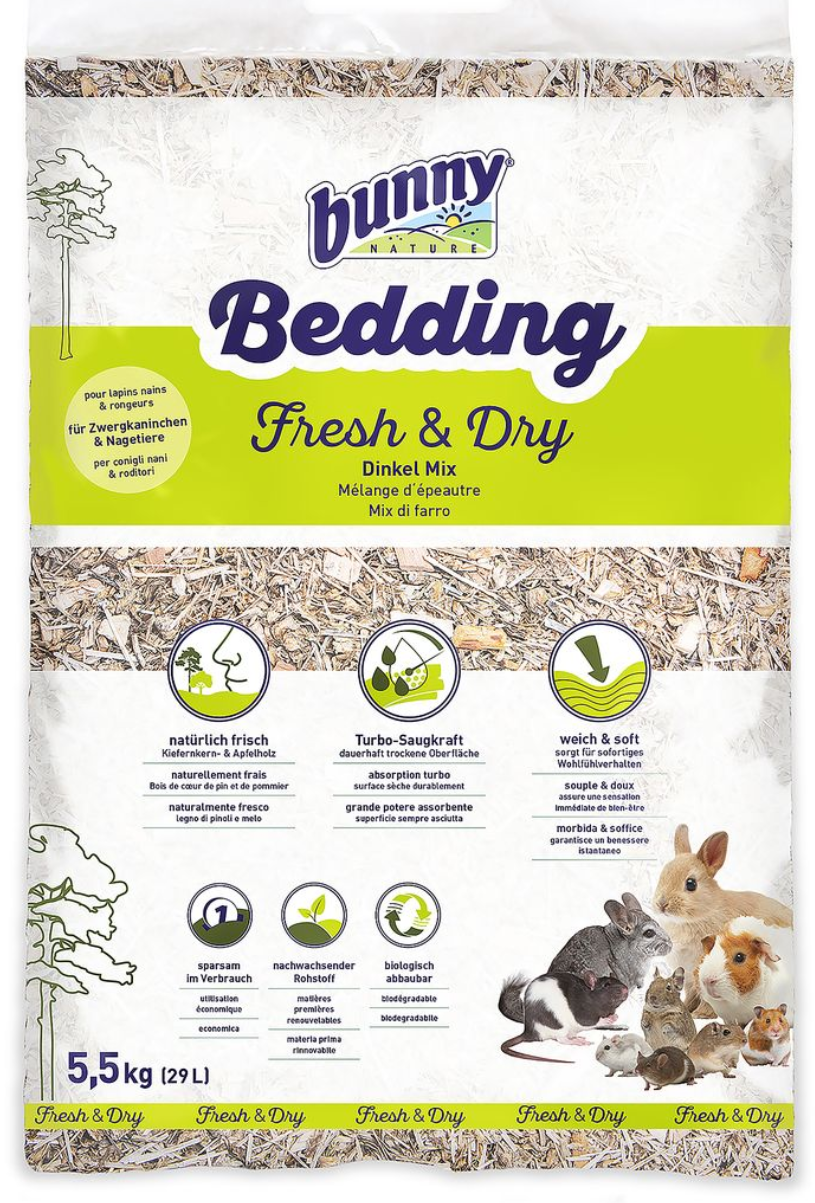 bunny Bedding Fresh ​& Dry Nagereinstreu (500g)
