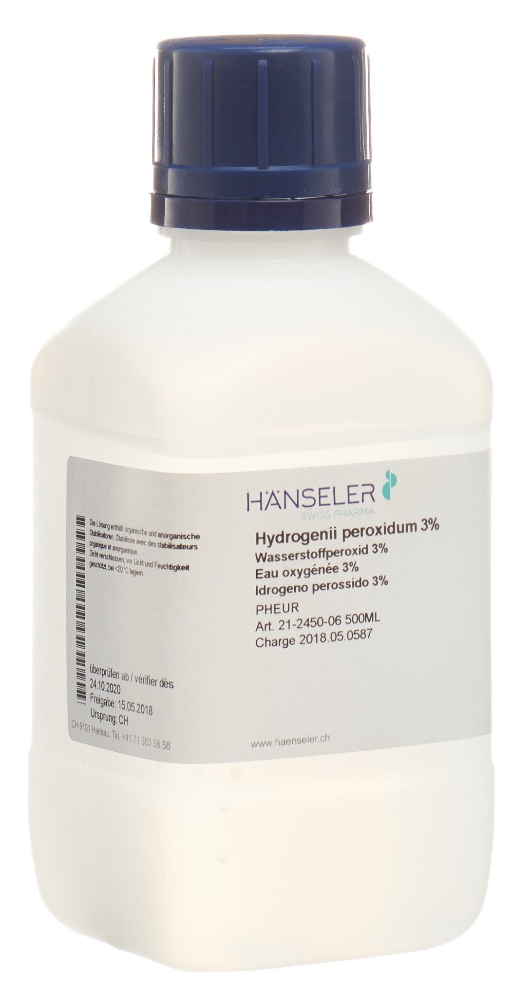HÄNSELER Wasserstoffperoxid 3% (500ml)