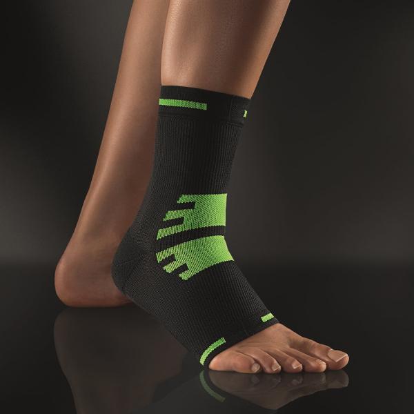 Bort ActiveColor Sport Knöchelbandage M schwarz/grün (1 Stk)