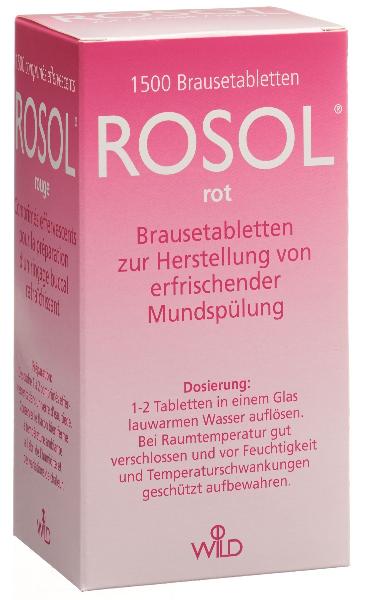 Rosol Comprimés Effervescents pour Bain de Bouche (1500 pces)
