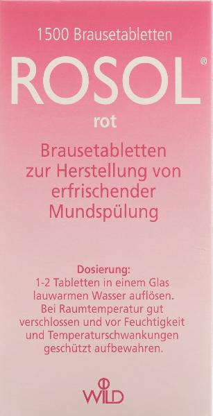 Rosol Comprimés Effervescents pour Bain de Bouche (1500 pces)