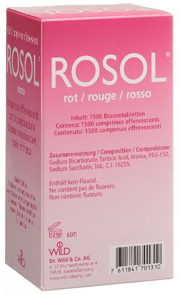 Rosol Comprimés Effervescents pour Bain de Bouche (1500 pces)