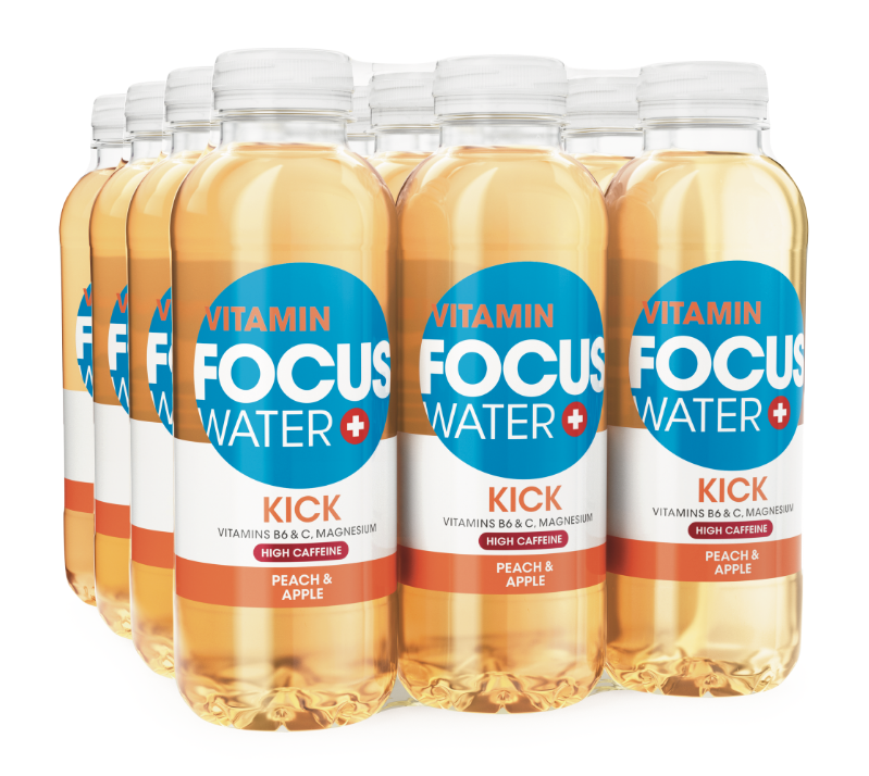 FOCUS WATER kick Pfirsich/Apfel (12x500ml)
