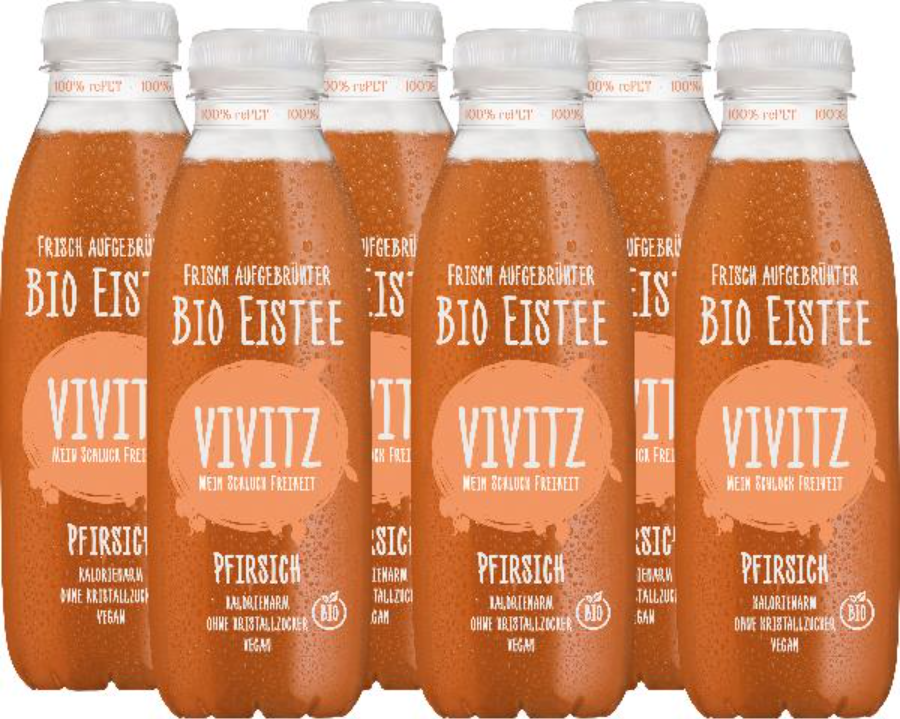 VIVITZ Bio Eistee Pfirsich (6x0.5L)