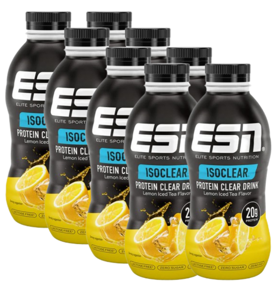 ESN Isoclear Protein Clear Drink Lemon Iced Tea (8x500ml)