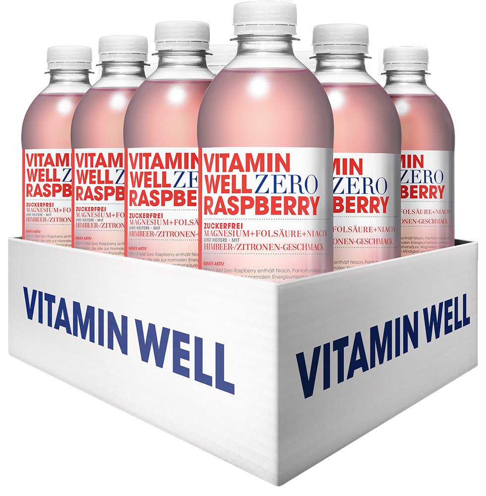 Vitamin Well Zero Raspberry (12x500ml)