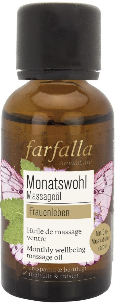 Farfalla Frauenleben Muskatellersalbei Massageöl (30ml)
