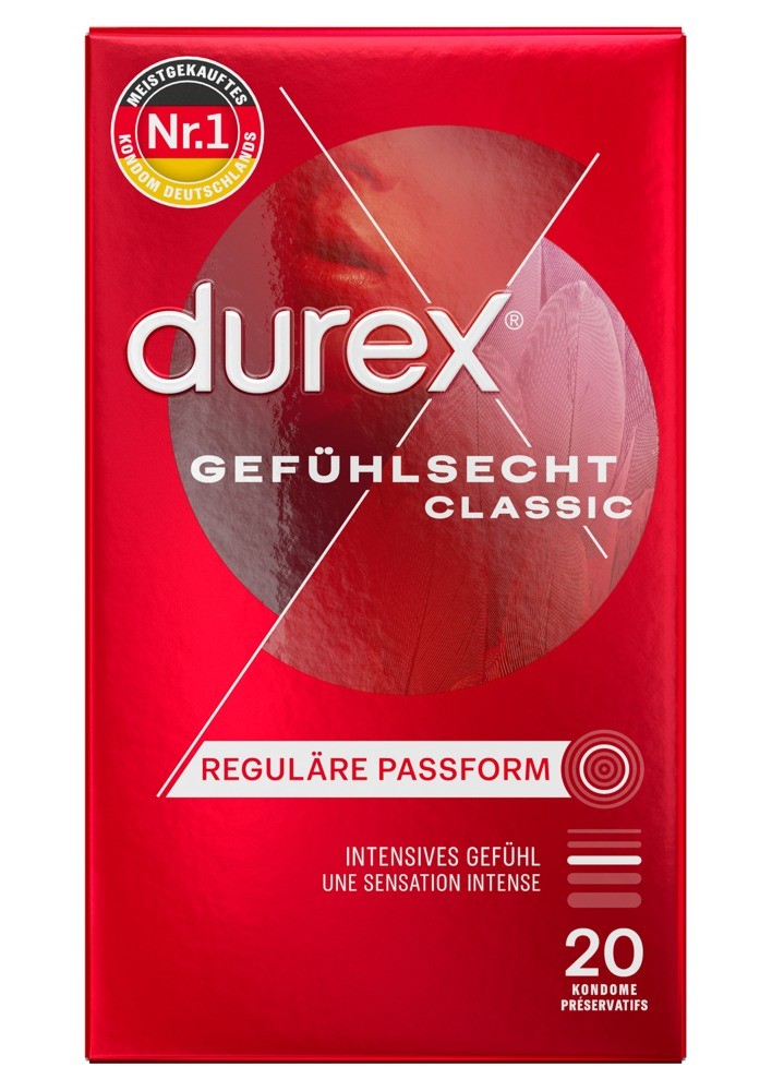 durex Gefühlsecht Classic Kondome (20 Stk)