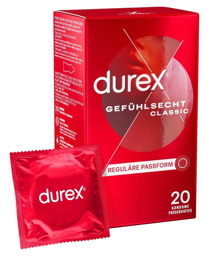 durex Gefühlsecht Classic Kondome (20 Stk)