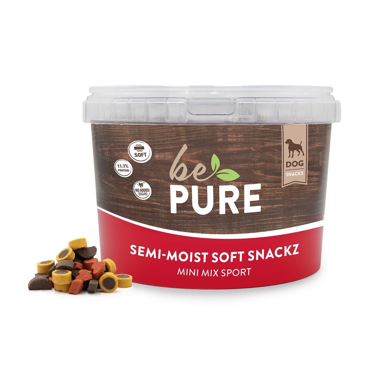bePure Semi​-​Moist Soft Snackz Mini Mix Sport (1.8kg)
