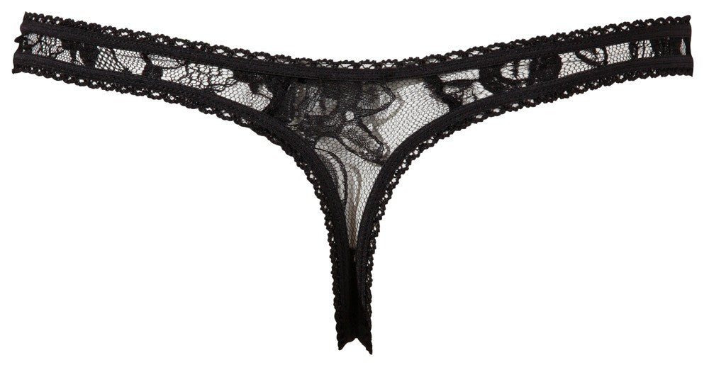Cottelli LINGERIE String schwarz, Grösse M (1 Stk)