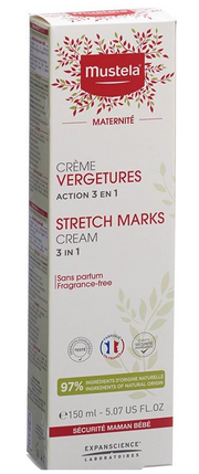 Mustela Mutter Schwangerschaft Streifen Creme ohne Parfum (150ml)